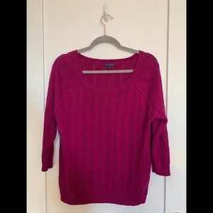 American eagle size L purple sweater